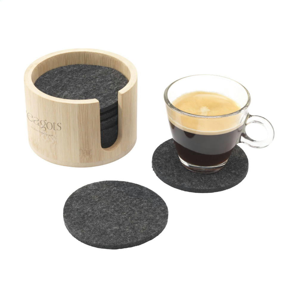 Product image Cody Felt Coaster Set Untersetzern Werbeartikel