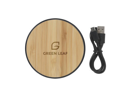 Bamboo 10W Wireless Charger Schnelladegerät Werbeartikel