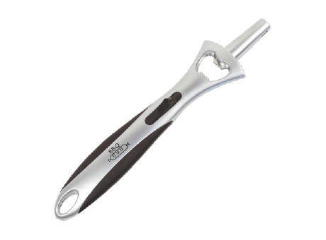 Product image DUBLIN Metall-Feuerzeug mit Flaschenöffner in Etui, nachfüllbar Werbeartikel