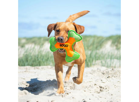 Hundespielzeug Flying Triple Werbeartikel