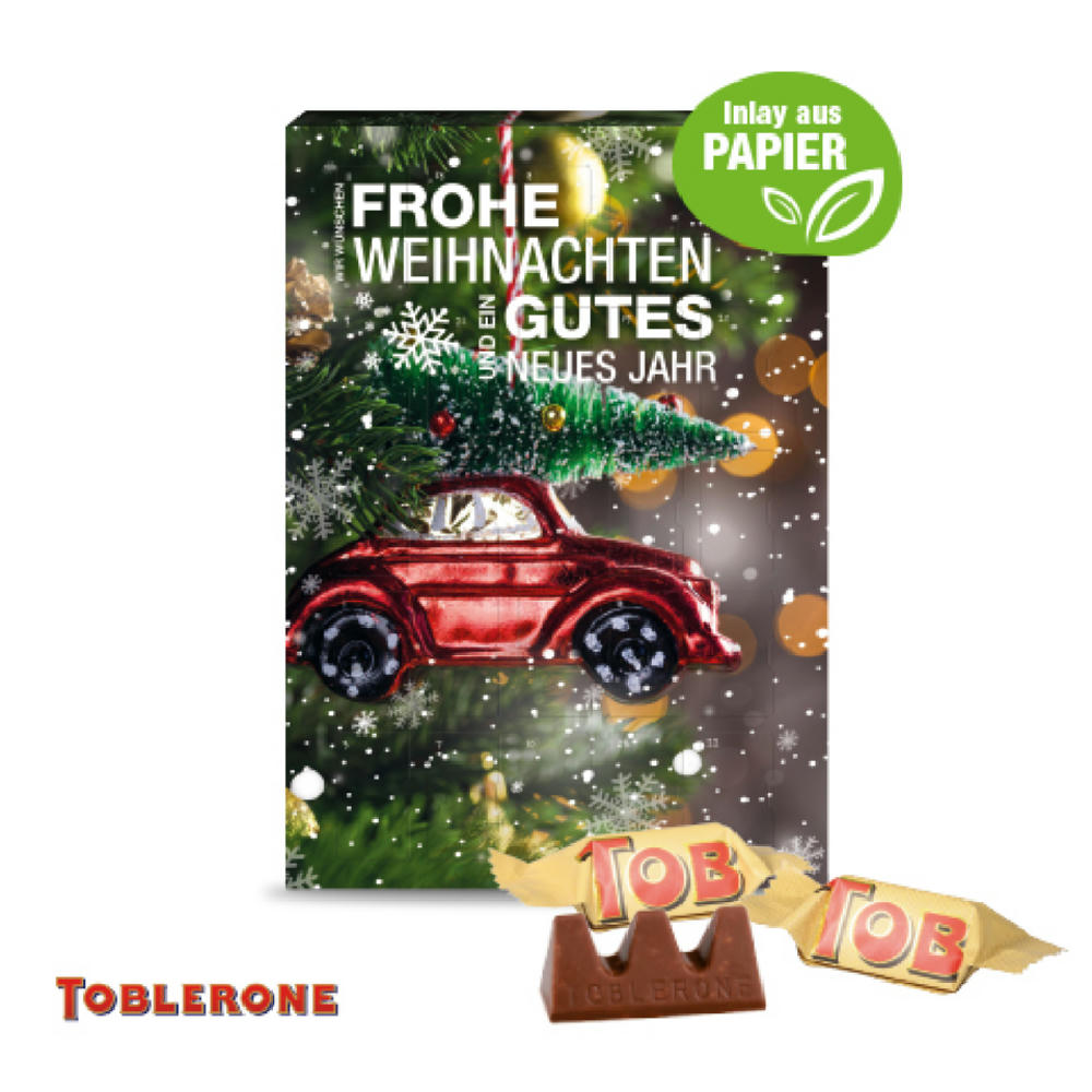 Product image Adventskalender mit TOBLERONE Milch Werbeartikel