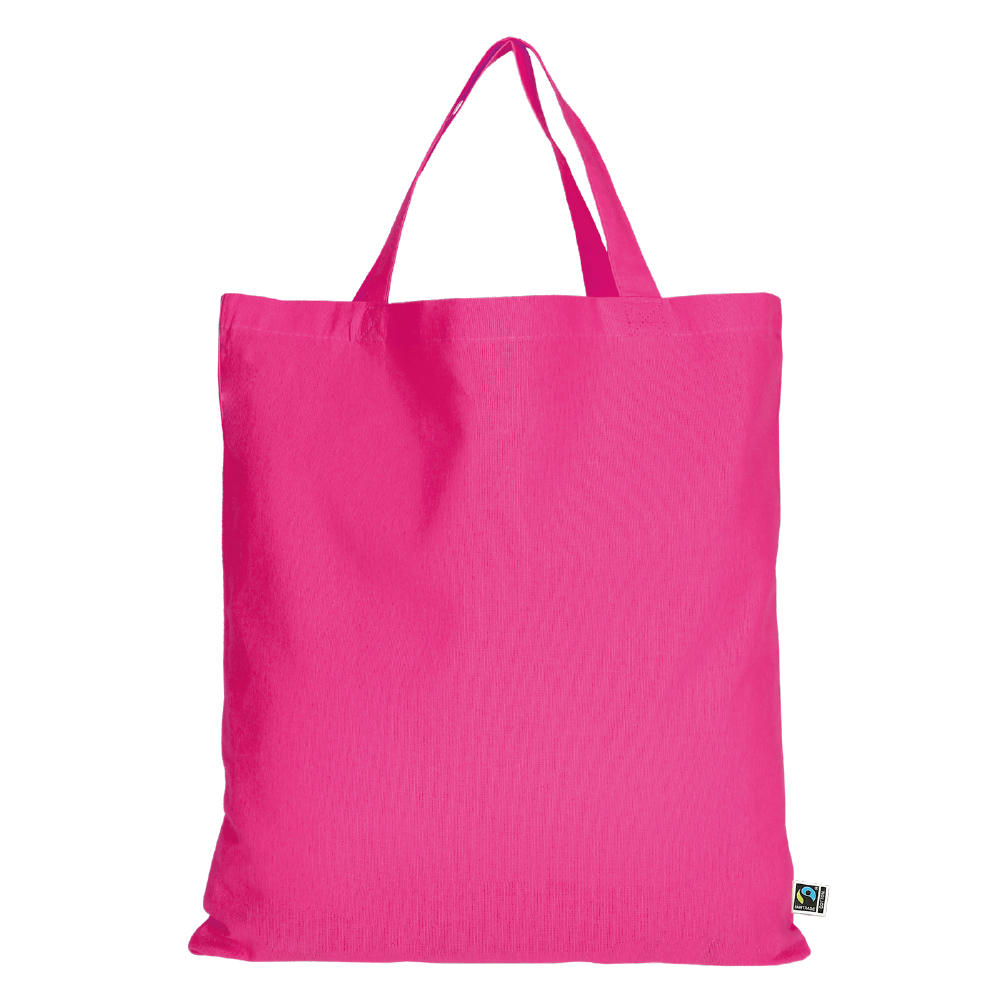 T15001-TEXXILLA Tasche aus Fairtrade-zertifizierter Baumwolle mit zwei kurzen Henkeln, ca. 140 g/m², ca. 38 x 42 cm Werbeartikel