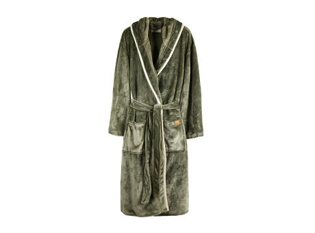 VINGA Louis Luxus Plüsch GRS rPET Bademantel Größe S/M Werbeartikel