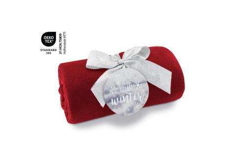 Product image Fleecedecke WINTER SPECIAL - beere - 120 x 150 cm, 180 g/m² Werbeartikel