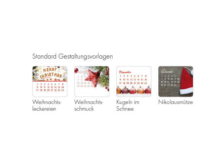 Adventskalender-Dose Werbeartikel