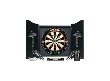 Dartboard Winmau Black Box  | inkl. 4c Druck 2seitig Werbeartikel
