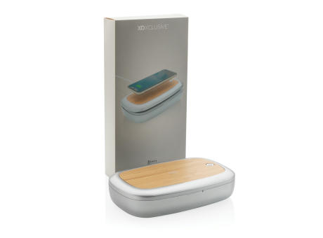 Rena UV-C Sterilisations-Box mit 5W Wireless Charger Werbeartikel