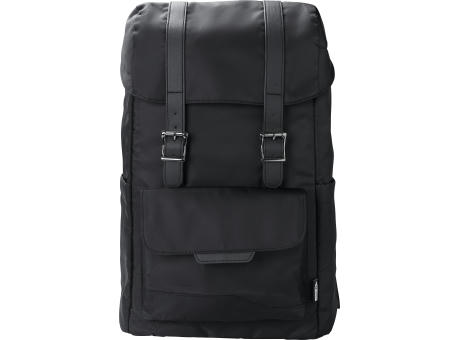 Product image rPET (290T) Polyester Twill Rucksack mit Lasche Marlowe Werbeartikel