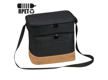 Product image Kühltasche aus RPET mit Extrafach und Korkboden Werbeartikel