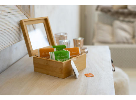 Bambus-Teebox Bancha Werbeartikel