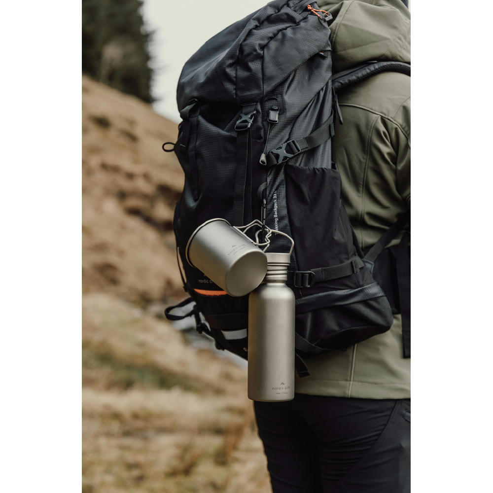 Nordic Drift Trail Ultraleichte Titan-Becher 450ml Werbeartikel