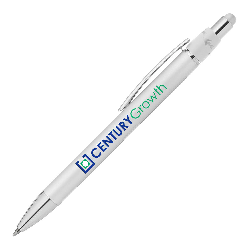 Orbit Spinner Chrome Metall Kugelschreiber - m/Stylus Werbeartikel