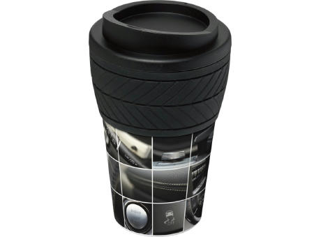 Product image Brite-Americano® 350 ml Isolierbecher mit Schutzring Reifen-Design bedrucken