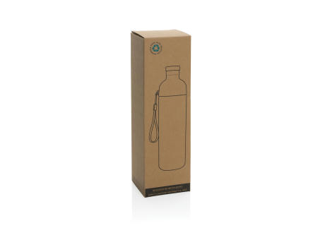 Impact auslaufsichere Wasserflasche aus RCS recyc. PET 600ml Werbeartikel
