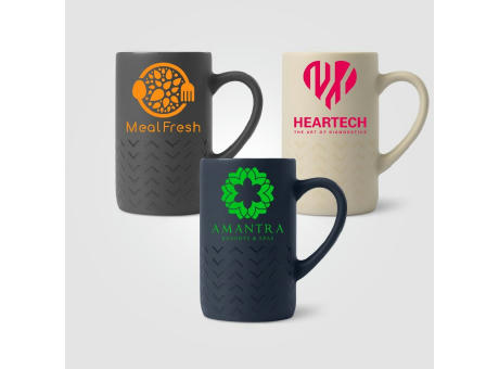 Café Chalet - 385 ml Keramiktasse Werbeartikel