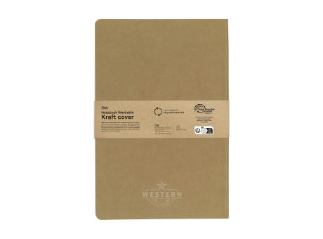 Notebook GRS Washable Kraft Cover A5 Notizbuch Werbeartikel