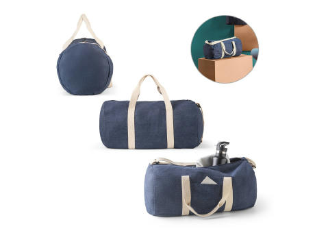 DENIM BAG. Sporttasche aus Denim (300 g/m²) Werbeartikel