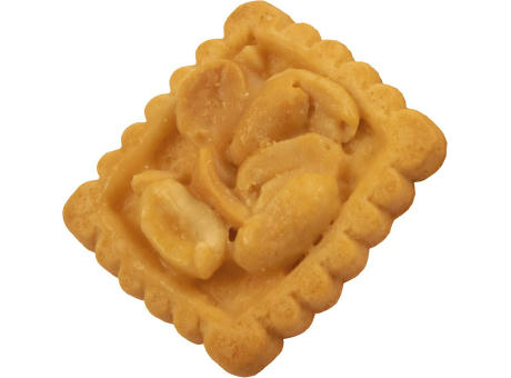 Leibniz Kekse Knusper Snack & Kunterbunt Flowpack,   1 Stück, Inhalt: Leibniz Knusper Snack mit karamellisierten Erdnüssen Werbeartikel