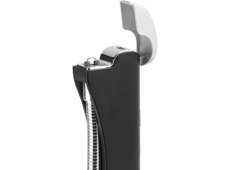 SWING Wiederaufladbares Lichtbogen-Taschenfeuerzeug  mit flexiblem Hals bedrucken