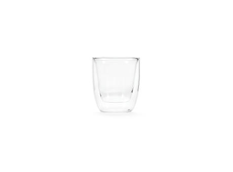 Meuse 75 Tasse Borosilikat Glas 70 ml  Werbeartikel