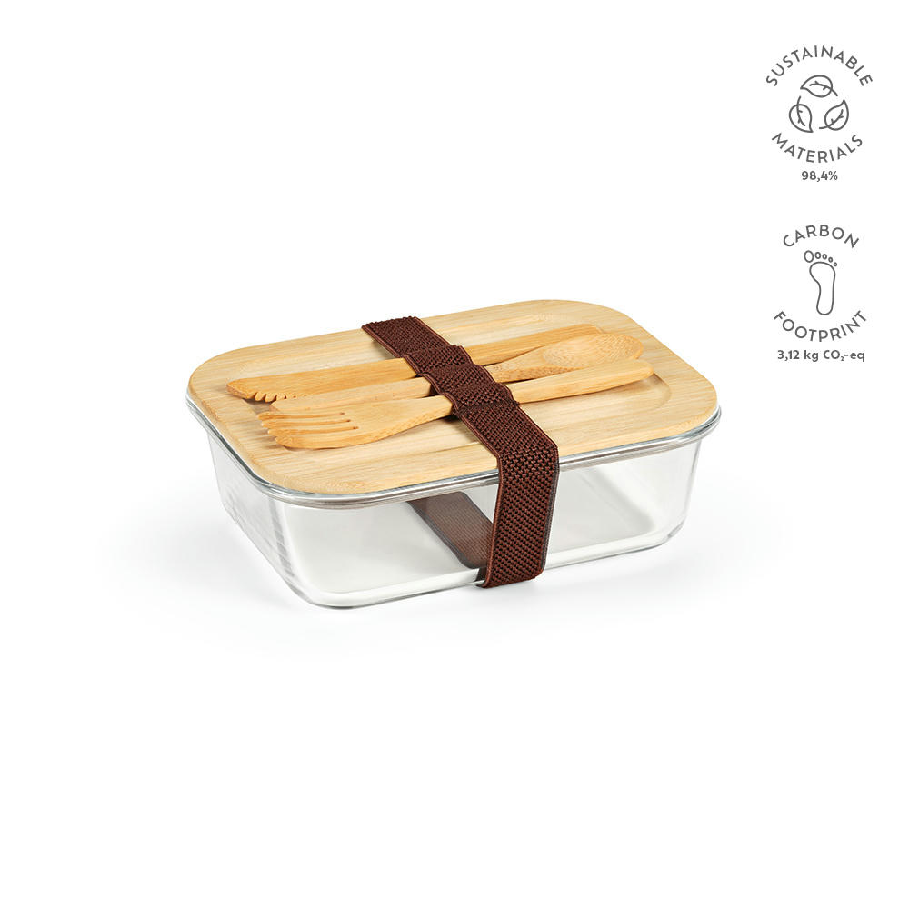 Product image Van Gogh 1000 Lunchbox Borosilikat Glas 1090 ml Werbeartikel