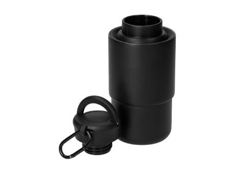 Edelstahlbecher mit Karabiner "Trail" Werbeartikel