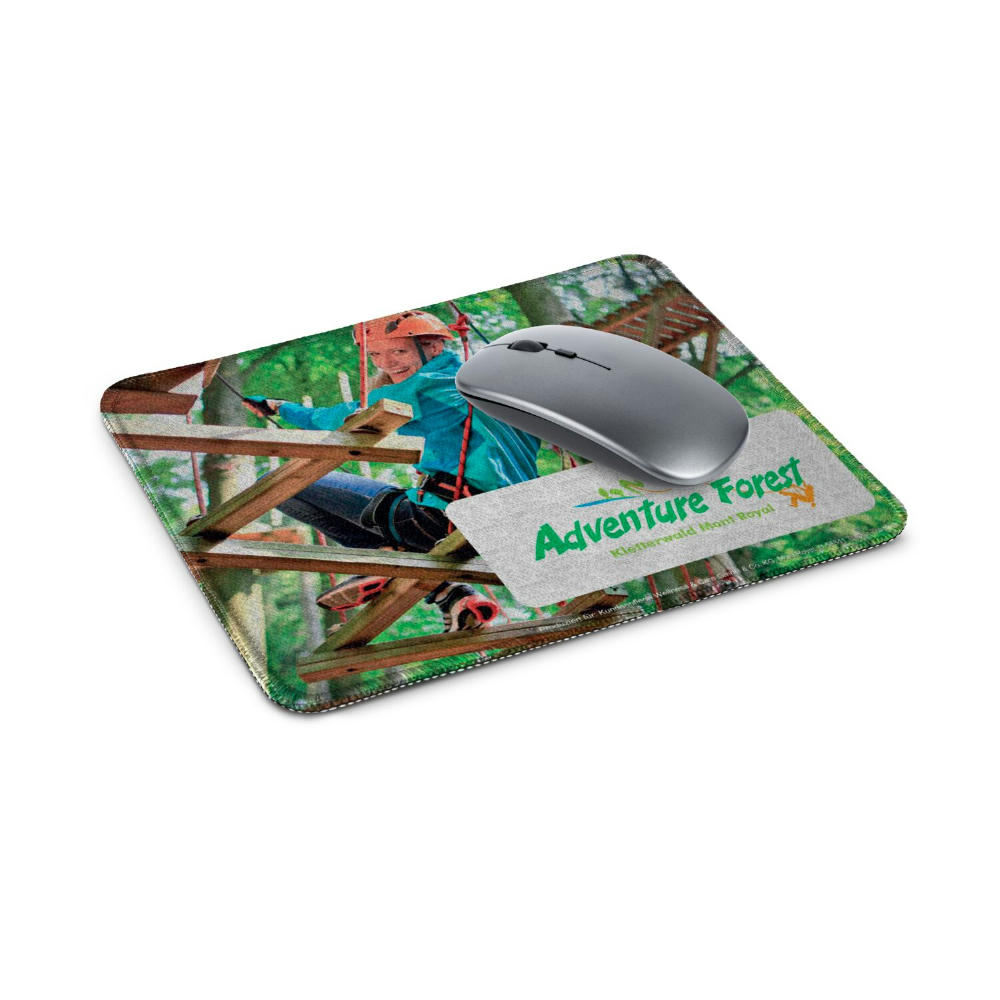 Product image Mousepad Premium aus Mikrofaser und Naturkautschuk 24 x 20 cm, inkl. Polybeutel Werbeartikel