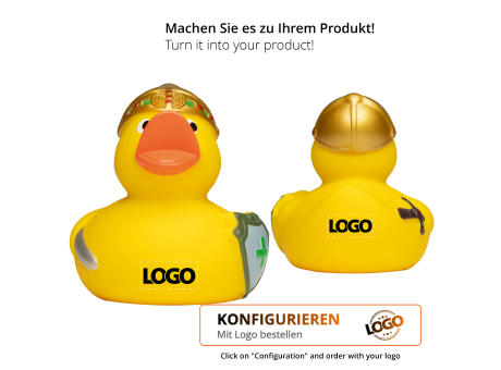 Quietsche-Ente Ritter Werbeartikel