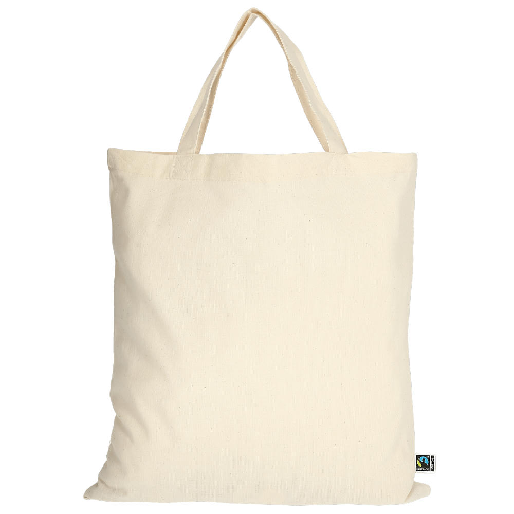 T15001-TEXXILLA Tasche aus Fairtrade-zertifizierter Baumwolle mit zwei kurzen Henkeln, ca. 140 g/m², ca. 38 x 42 cm Werbeartikel