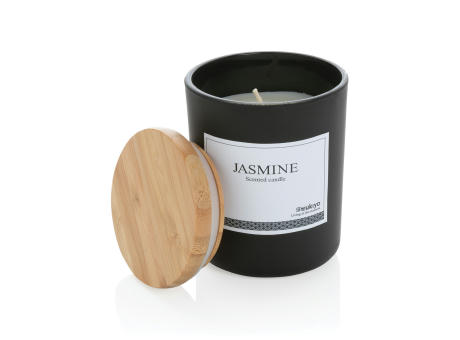 Ukiyo Deluxe parfümierte Kerze mit Bambusdeckel Werbeartikel