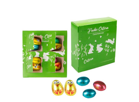 4-Fach Ostern Countdown Kalender Werbeartikel