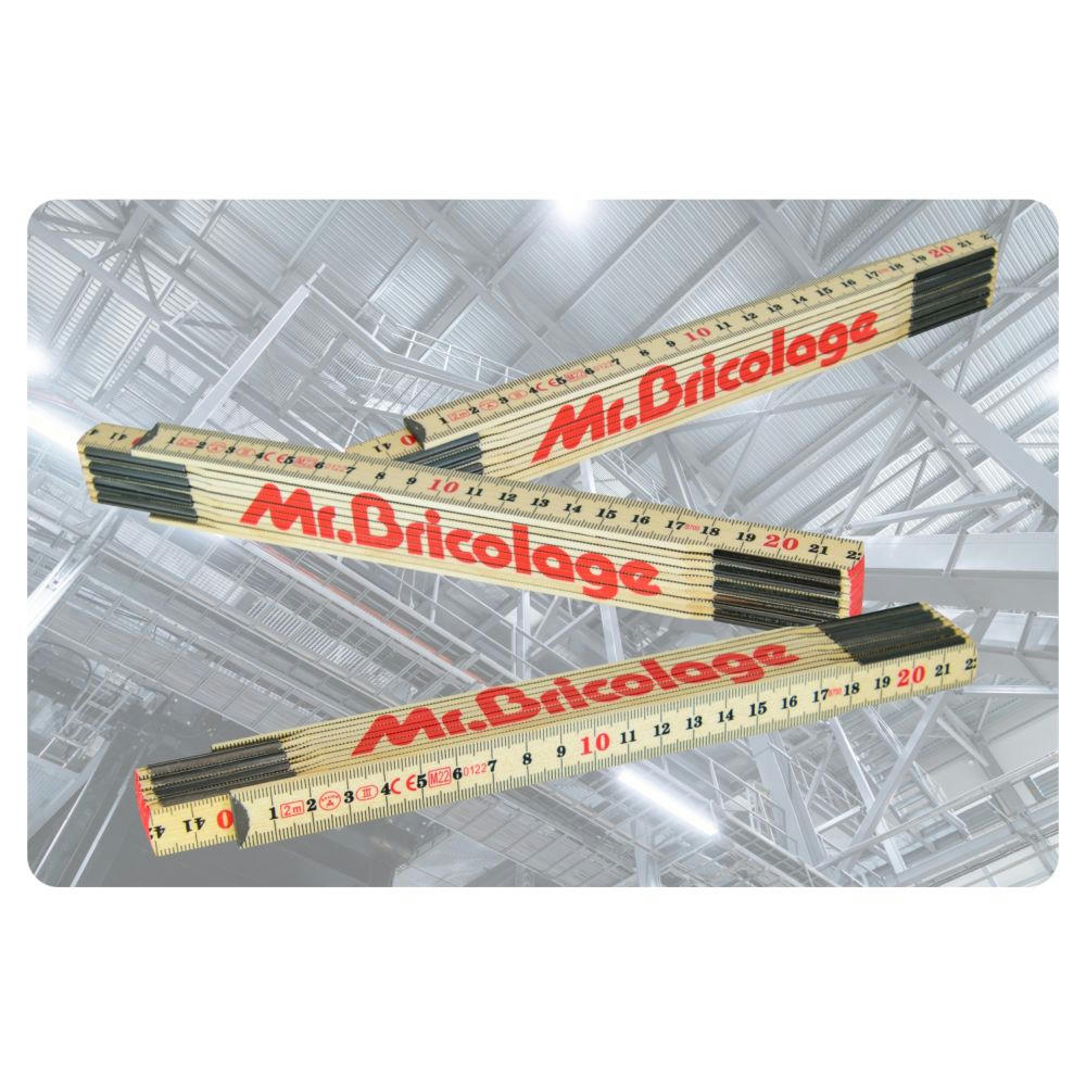 Holz-Gliedermaßstab Werbeartikel