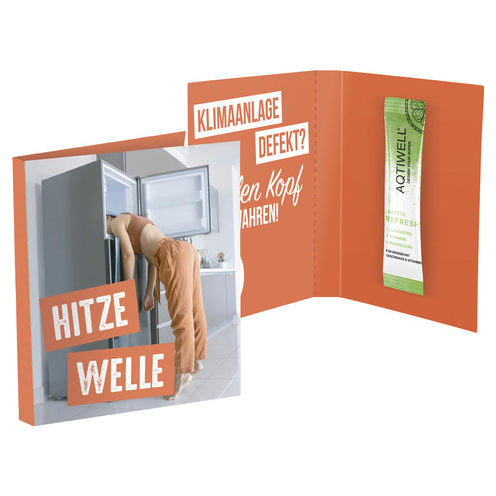 Werbekarte Midi Aqtiwell® Werbeartikel