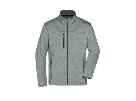 Product image Men's Softshell Jacket - Softshelljacke in Melange-Optik Werbeartikel