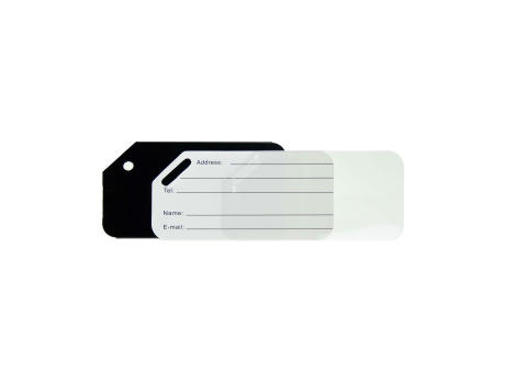 Product image Aluminium Luggage Tag Schwarz bedrucken