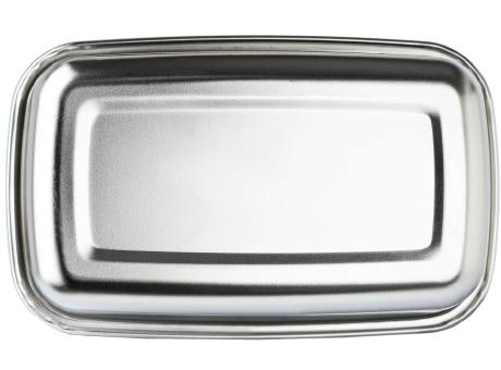 VAC Lunchbox 1000 ml aus Edelstahl mit dicht schließendem Deckel Werbeartikel