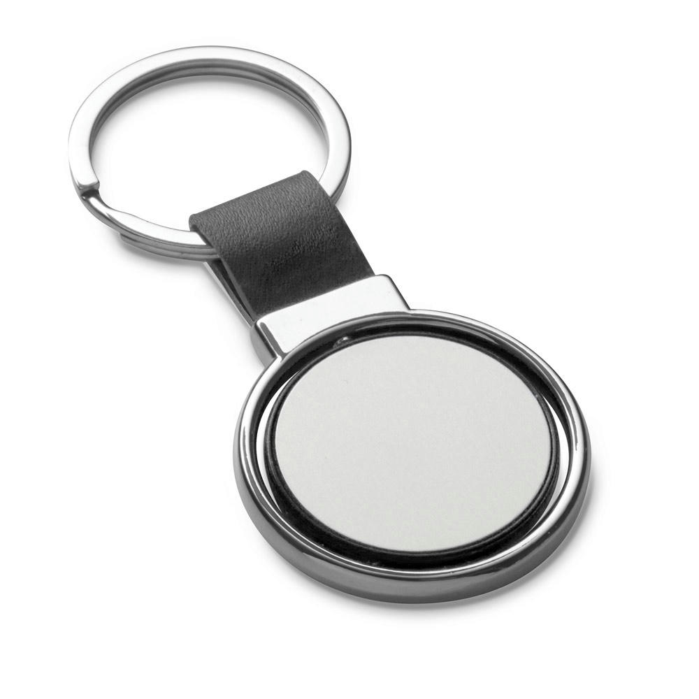 Product image ALBRIGHT. Schlüsselanhänger aus Metall und PU Werbeartikel