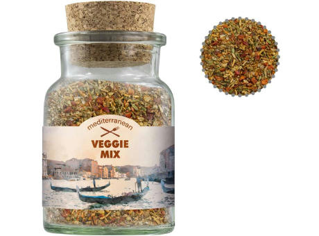Product image Gewürzmischung Mediterraner Veggie Mix, ca. 50g, Korkenglas Werbeartikel