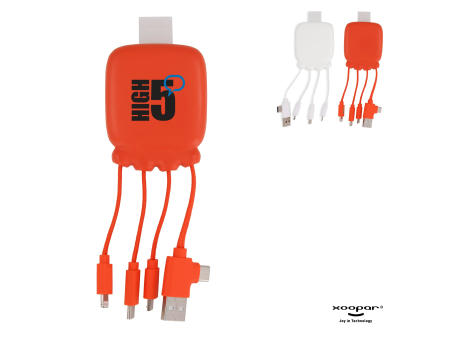 Product image 3192 | Xoopar Octopus Gamma 2 Powerbank with Bio Charging cable 3000mAh Werbeartikel