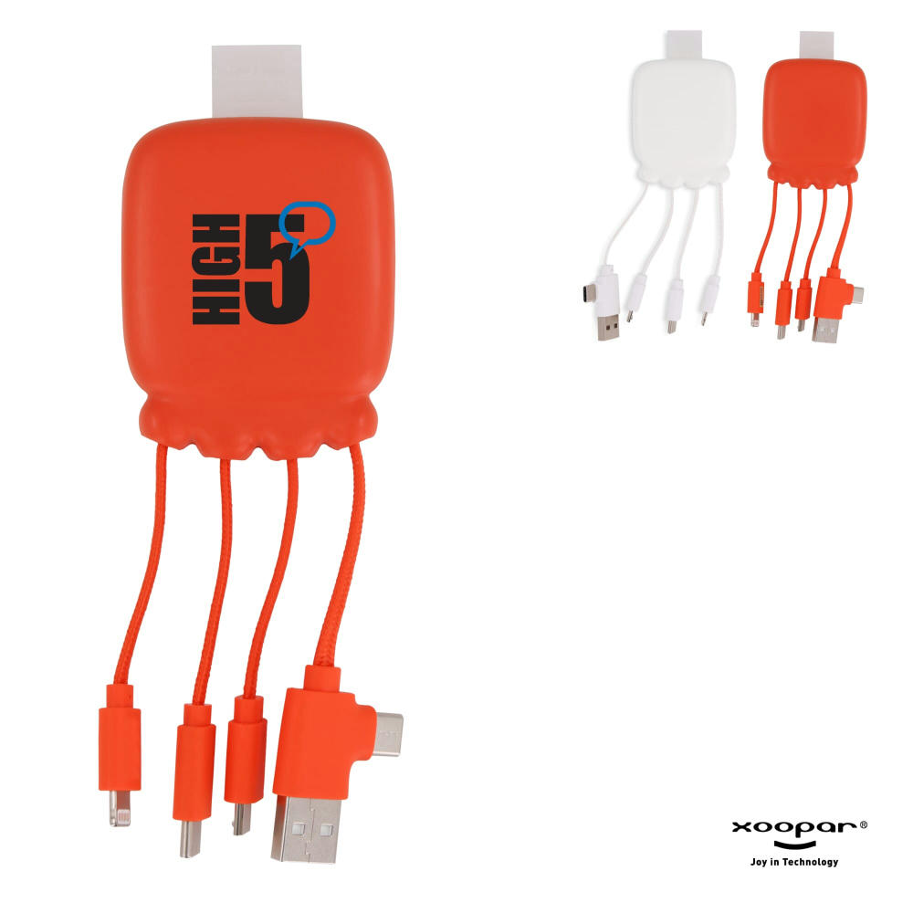 Product image 3192 | Xoopar Octopus Gamma 2 Powerbank with Bio Charging cable 3000mAh Werbeartikel