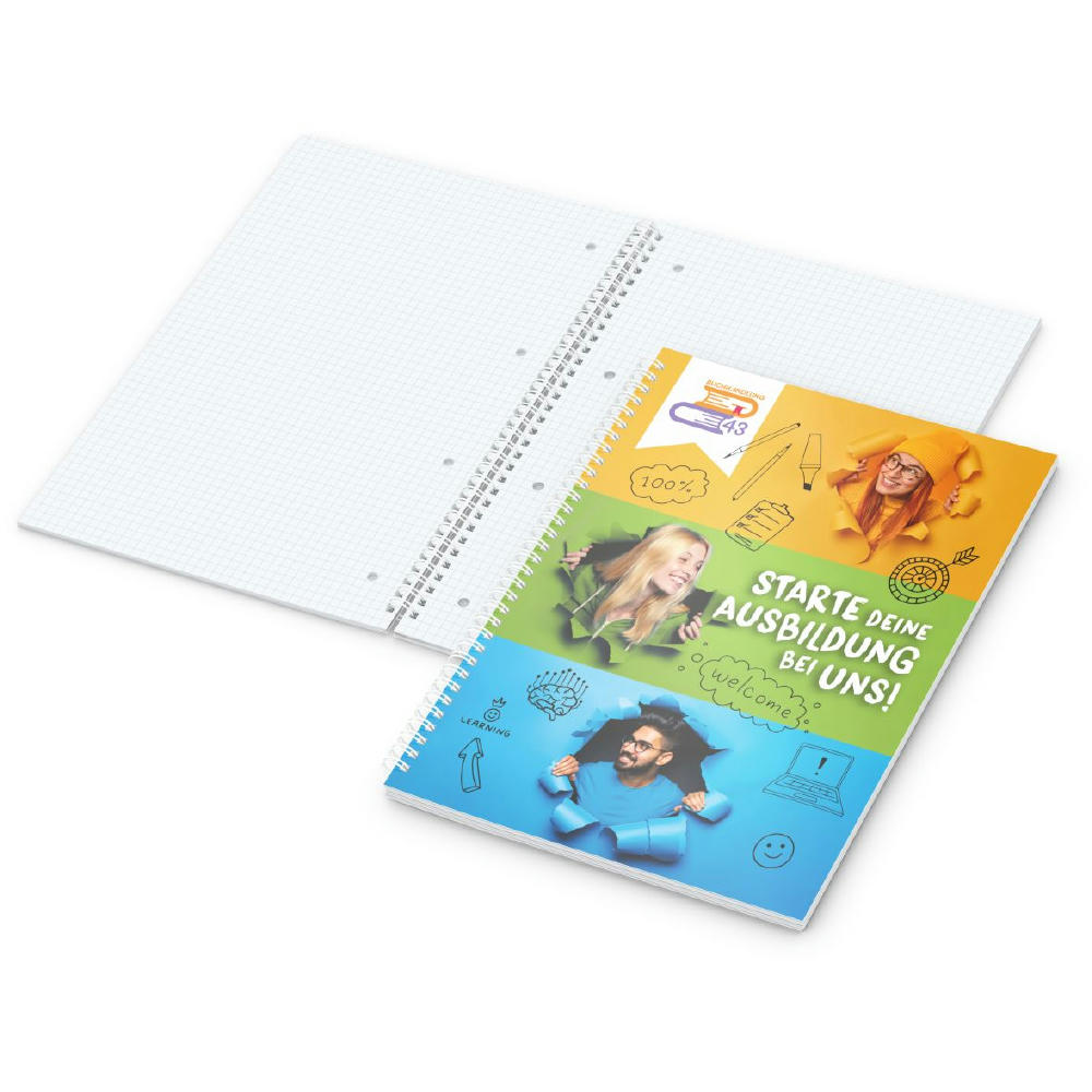 Collegeblock Wire-O Bestseller Werbeartikel