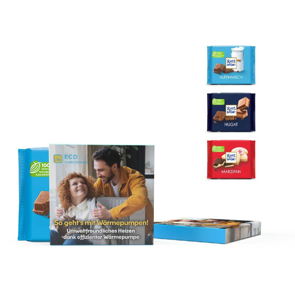 Product image Ritter Sport Tafel in Vollkartonage Werbeartikel