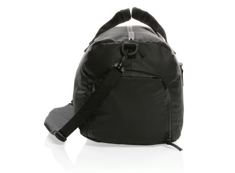 Fashion schwarze Wochenendtasche, PVC-frei bedrucken