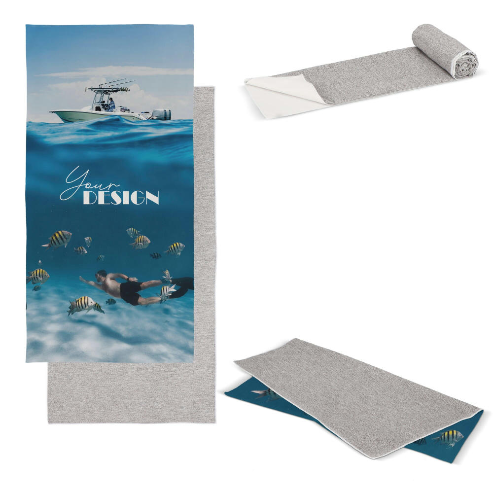 Product image Schnelltrocknendes Handtuch R-PET 70 x 140 cm Sublimation Werbeartikel