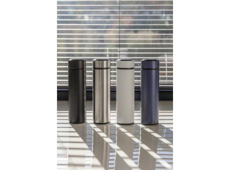 Vakuum Stainless Steel Flasche mit gebürstetem Metalldeckel Werbeartikel