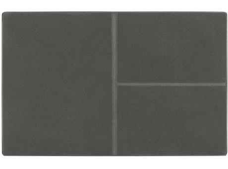 Product image CreativDesign® Ausweistasche "Euro" Veloursfolie grau mit Einschub Werbeartikel