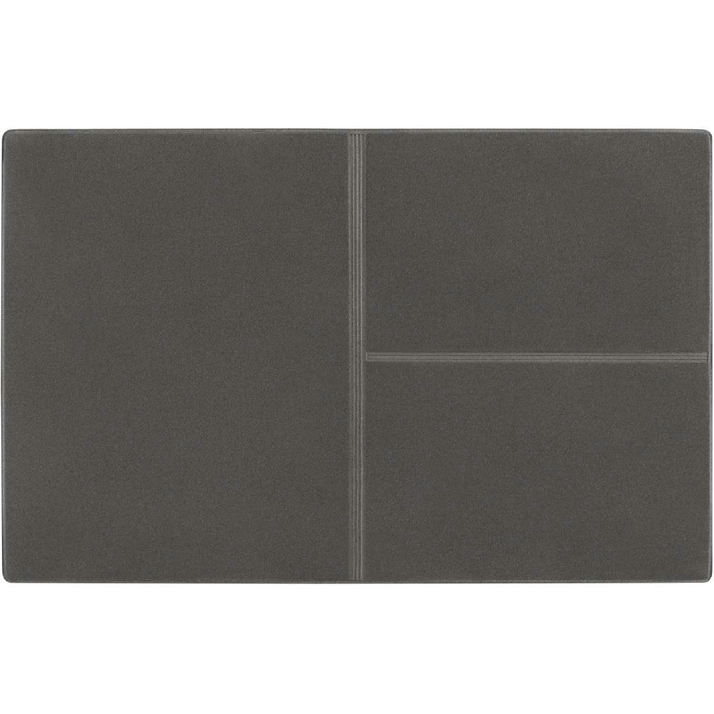 Product image CreativDesign® Ausweistasche "Euro" Veloursfolie grau mit Einschub Werbeartikel