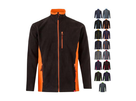 Product image VL GERAS. Zweifarbige Fleecejacke (220g/m²) aus Polyester (100%) Werbeartikel