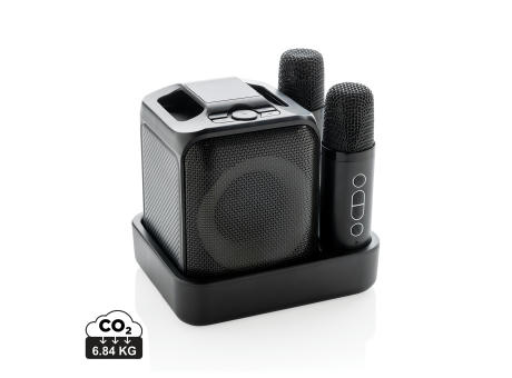 Product image Singvibe Karaoke-Set mit Doppelmikrofon aus RCS rec. ABS Werbeartikel