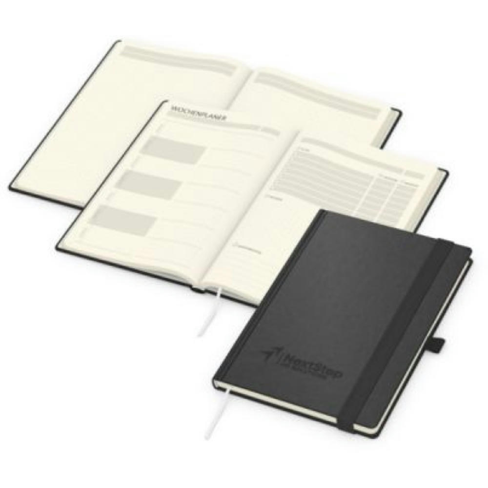 Notizbuch Hardcover orgaLine Mainbook Wochenplaner To-dos Prioritäten Ideen Werbeartikel